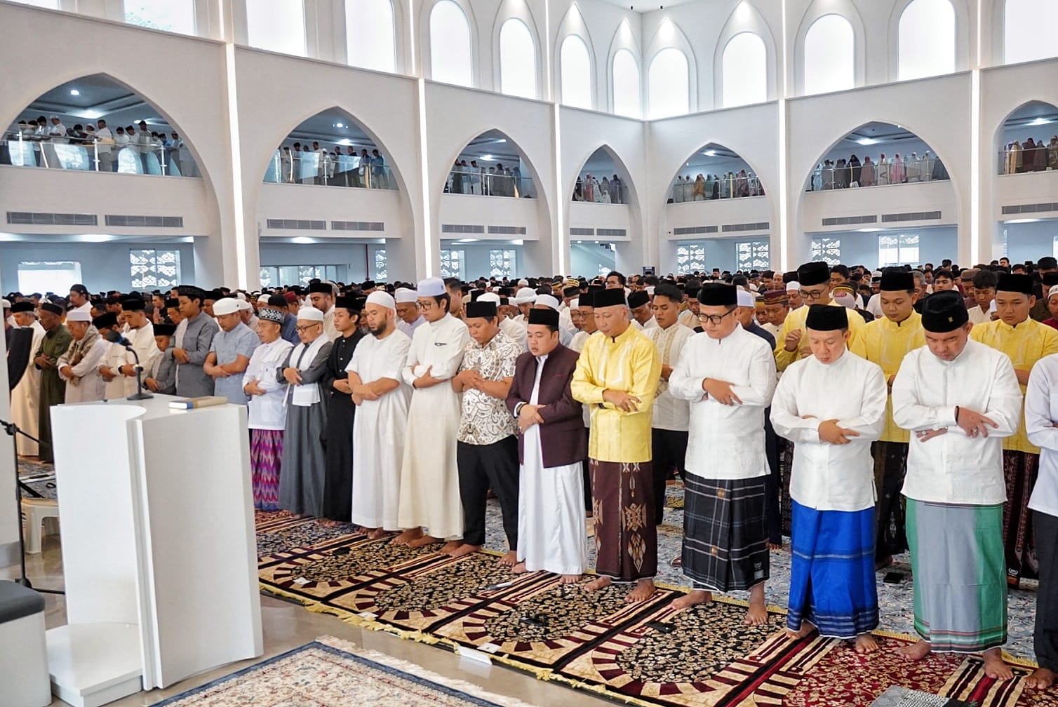 Idulfitri 1447 H di Lampung Berlangsung Aman dan Khidmat, Gubernur Tekankan Semangat Kebersamaan
